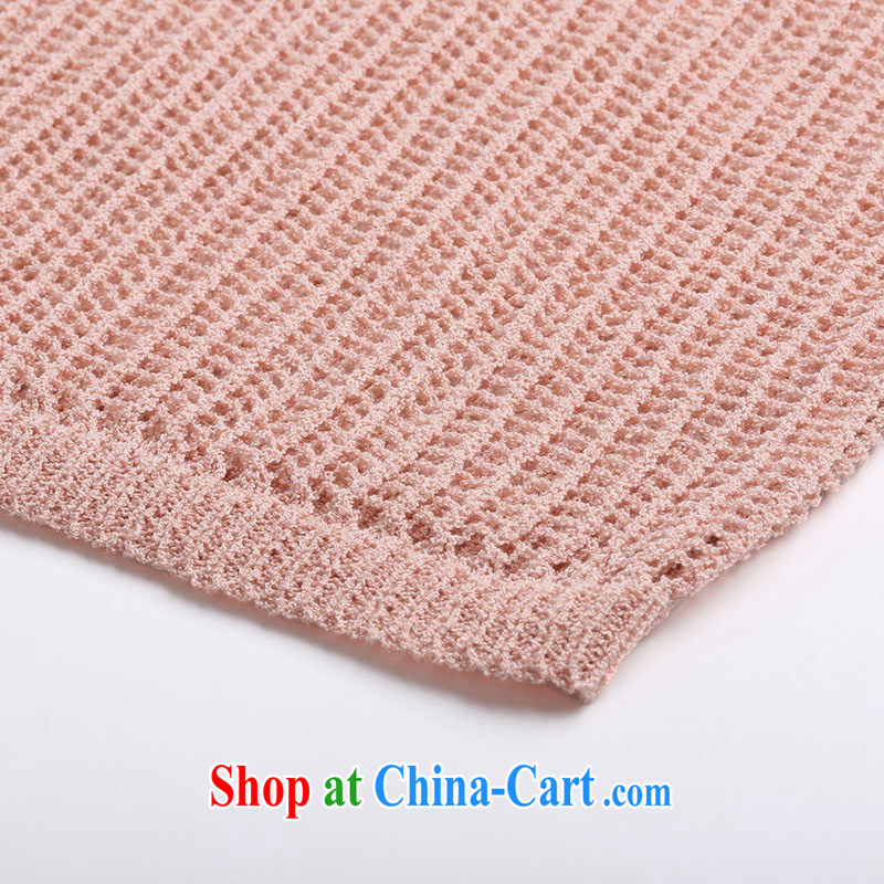Pre-sale slim, Mr Big, female 2015 summer new thick mm stylish Pearl-bat sleeves knitted T pension female 952363291 pink 3XL, former Yugoslavia, Mak, and shopping on the Internet