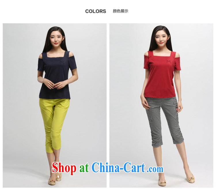 Water by 2015 summer new Korean version 200 Jack mm thick terrace shoulder short-sleeved solid T-shirts female S XK 15 4873 wine red XL pictures, price, brand platters! Elections are good character, the national distribution, so why buy now enjoy more preferential! Health