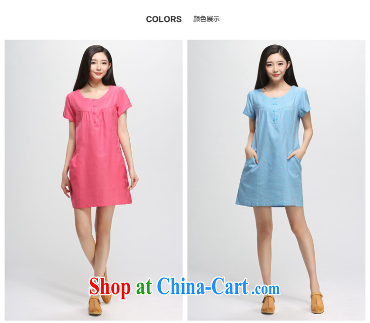 Water of Korean women's clothing 2015 summer thick mm XL Solid Color checked short-sleeved dresses S XY 15 5134 toner, the XXL pictures, price, brand platters! Elections are good character, the national distribution, so why buy now enjoy more preferential! Health