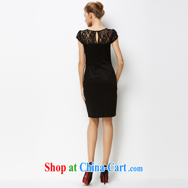 She considered the Code women dresses 2015 summer and indeed intensify lace thick MM dresses 200 Jack fat girls who are decorated in graphics thin, 441 black XXXL consideration, Elizabeth (LISHA), online shopping