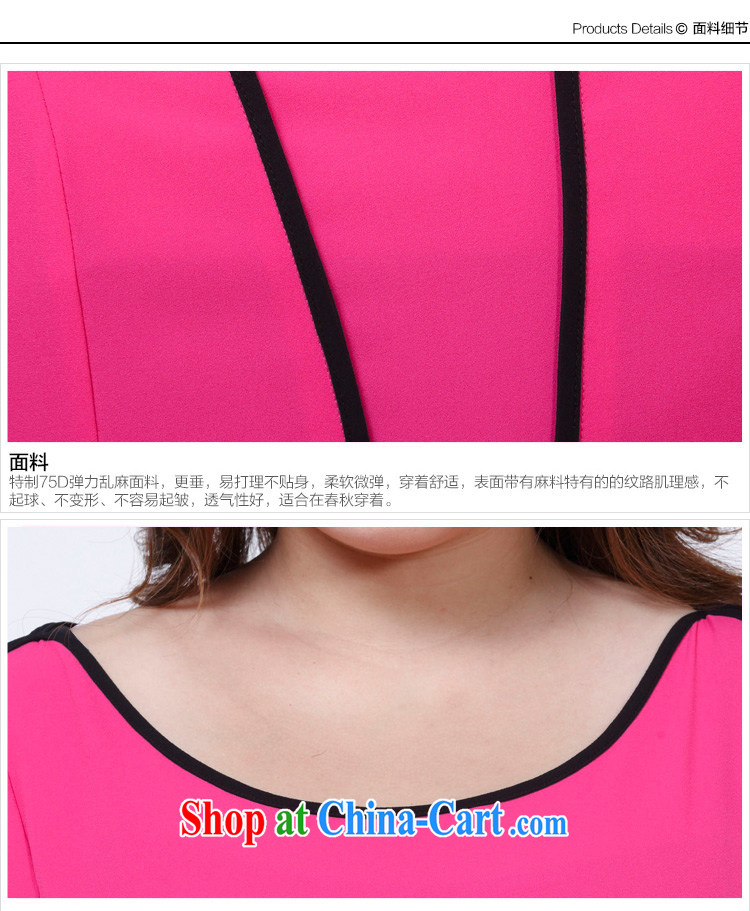 Onpress International Rain underglaze early summer 2015 new larger female thick MM cultivating short-sleeved dresses S 10 big red code 4 XL pictures, price, brand platters! Elections are good character, the national distribution, so why buy now enjoy more preferential! Health