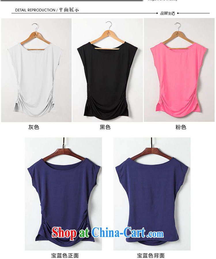 drift of summer 2015, the Korean version of the greater code female mother Load T shirt mask poverty wonton fillings female plain-colored short-sleeved T shirt solid T-shirt royal blue L pictures, price, brand platters! Elections are good character, the national distribution, so why buy now enjoy more preferential! Health