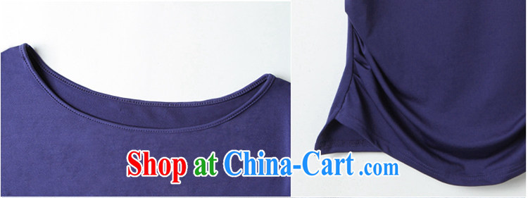 drift of summer 2015, the Korean version of the greater code female mother Load T shirt mask poverty wonton fillings female plain-colored short-sleeved T shirt solid T-shirt royal blue L pictures, price, brand platters! Elections are good character, the national distribution, so why buy now enjoy more preferential! Health