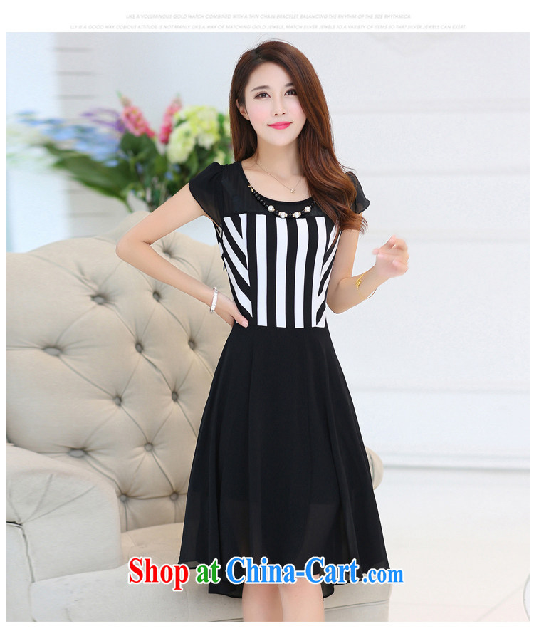 Chang Ting summer new, larger female thick mm video thin stitching snow beauty woven dresses T 1190 black 3 XL . pictures, price, brand platters! Elections are good character, the national distribution, so why buy now enjoy more preferential! Health
