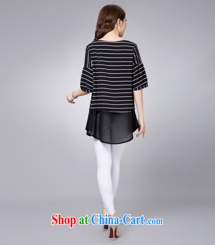 Colorful, 2015 thick sister summer wear white T-shirt girls summer relaxed bar stitching is indeed in MM Long Female graphics thin white 4XL pictures, price, brand platters! Elections are good character, the national distribution, so why buy now enjoy more preferential! Health