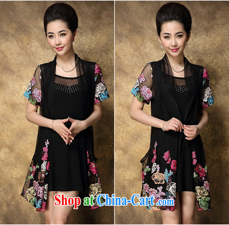 foreign rice, 2015 new, larger female summer mm thick dresses, older mothers with dress #6842 photo color 2XL pictures, price, brand platters! Elections are good character, the national distribution, so why buy now enjoy more preferential! Health