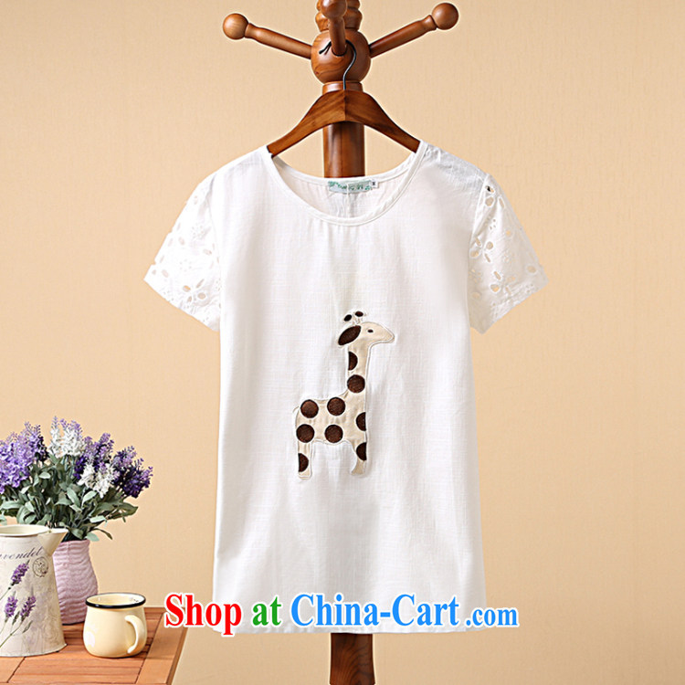 Yu's Sin City 2015 new summer larger women mm thick loose short-sleeve T shirt women T-shirt T-shirt white XXL recommends that you 145 - 180 Jack pictures, price, brand platters! Elections are good character, the national distribution, so why buy now enjoy more preferential! Health