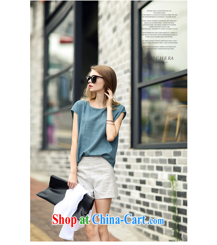 Jimmy Hill 2015 summer new women with large, loose linen casual round-collar T-shirt-waist graphics thin shorts Kit female F 1508 #Peacock Blue XXXXL pictures, price, brand platters! Elections are good character, the national distribution, so why buy now enjoy more preferential! Health