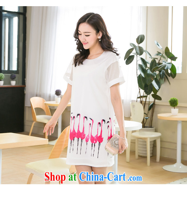 Song Meng Yin Yue XL summer new Korean version thick sister female long graphics thin animal stamp dresses SM 5200 thick, female video thin white 2XL (145 - 165 ) jack pictures, price, brand platters! Elections are good character, the national distribution, so why buy now enjoy more preferential! Health