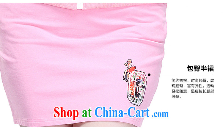 Slim LI Sau 2015 summer new, larger female mesh spell series cap on T-shirt body skirts sportswear Q 7671 pink 5 XL pictures, price, brand platters! Elections are good character, the national distribution, so why buy now enjoy more preferential! Health