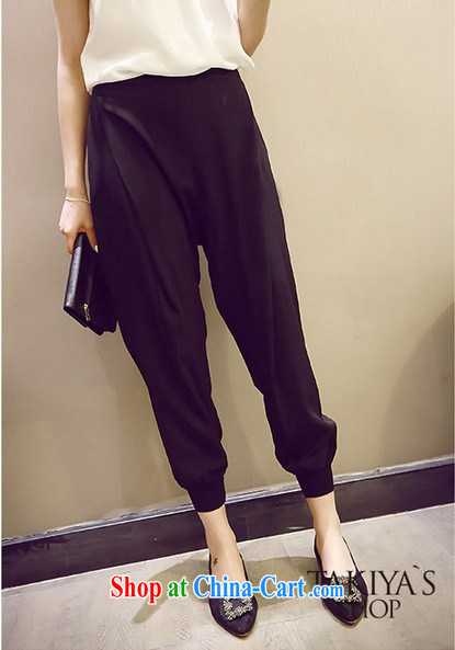 Love, 2015 XL summer Korean thick sister spring, new mm thick relaxed, casual pants graphics thin G 8126 black large code XXXL pictures, price, brand platters! Elections are good character, the national distribution, so why buy now enjoy more preferential! Health