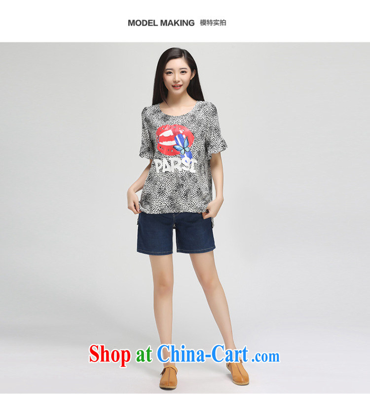 Water by 2015 women summer new thick mm and indeed XL snow woven short-sleeved T-shirt girl S XK 15 4784 black-and-white point XL pictures, price, brand platters! Elections are good character, the national distribution, so why buy now enjoy more preferential! Health