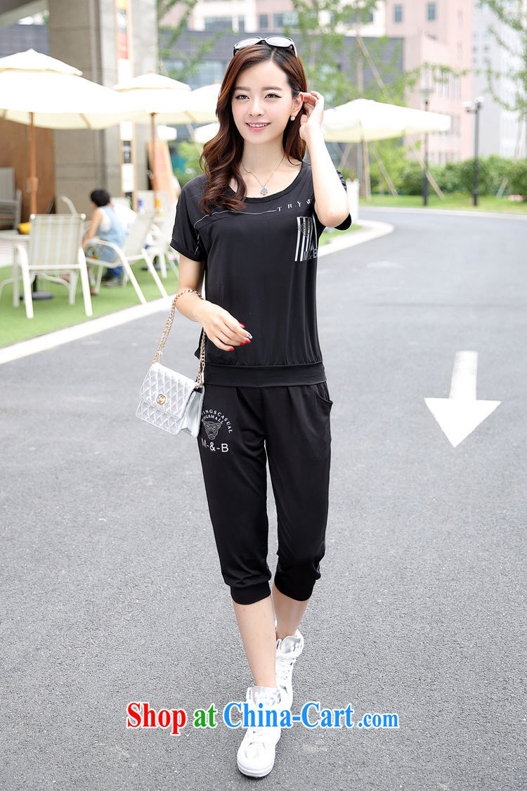 First Chin Ching snow 2015 summer new, larger female liberal short-sleeve T-shirt shorts two piece set with summer 648 gray XXL pictures, price, brand platters! Elections are good character, the national distribution, so why buy now enjoy more preferential! Health