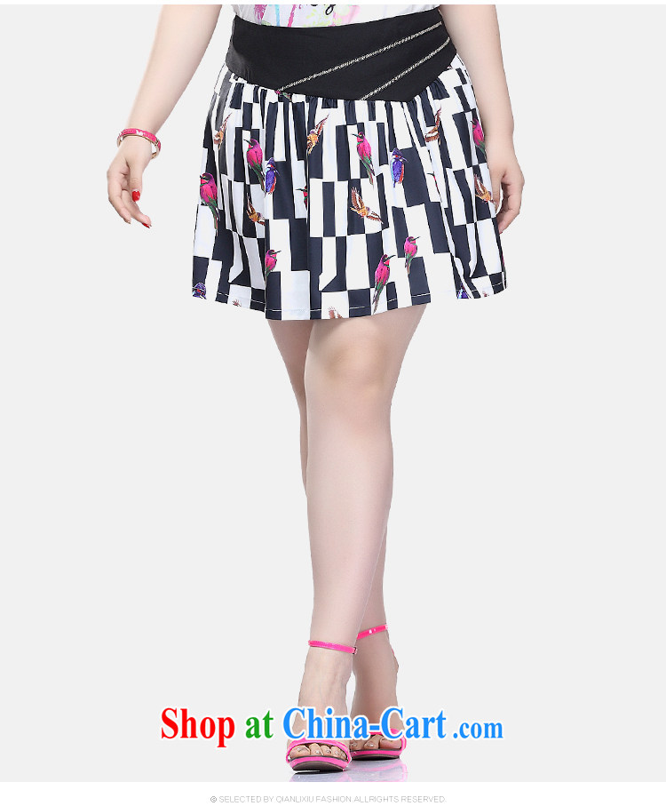 Slim LI Sau 2015 summer new, larger female plaid print the webbing waist decorated and body skirt short skirt Q 7580 black 40 pictures, price, brand platters! Elections are good character, the national distribution, so why buy now enjoy more preferential! Health