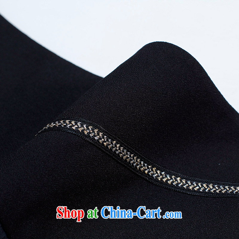 Slim LI Sau 2015 summer new, larger female plaid print the webbing waist decorated and body skirt short skirt Q 7580 black 40, slim Li-su, and shopping on the Internet
