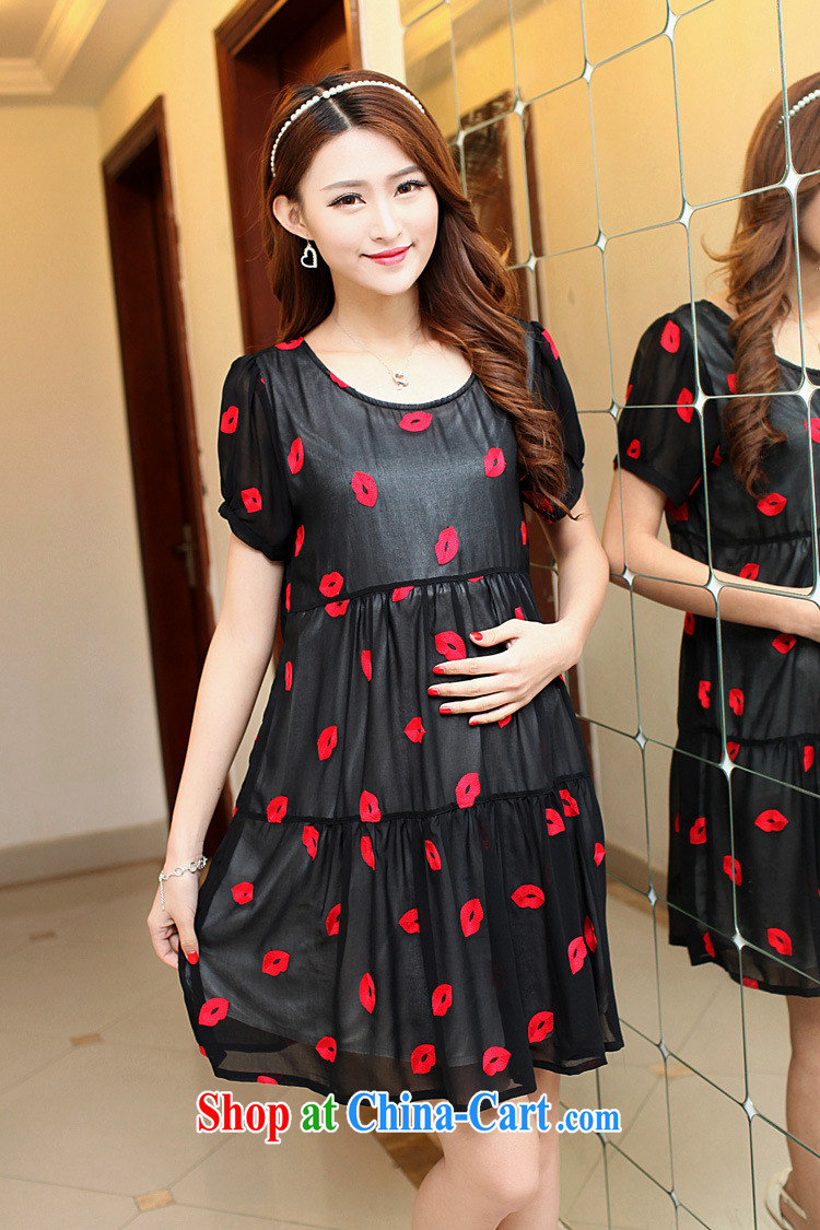 Card reader for 2015 summer pregnant with new pregnant snow woven dresses loose larger lips embroidered pregnant women skirt black XXL pictures, price, brand platters! Elections are good character, the national distribution, so why buy now enjoy more preferential! Health