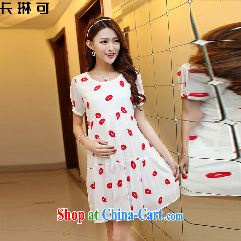 Card reader can be 2015 summer pregnant women with new, pregnant women snow woven dresses loose the code lips embroidered pregnant women as well as black XXL, card reader, and, shopping on the Internet