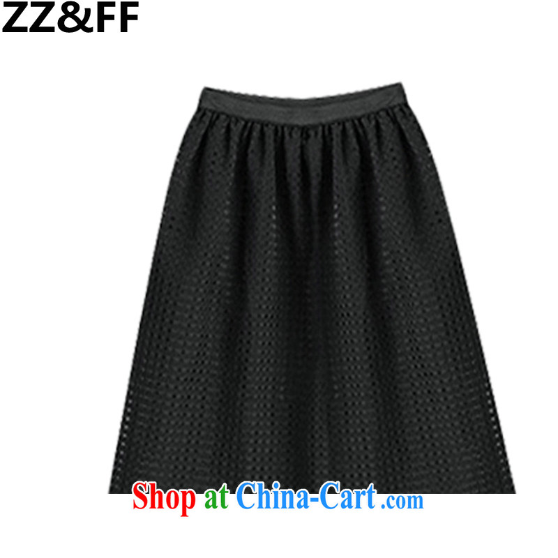 ZZ &FF summer 2015 new, larger female 200 Jack thick MM short-sleeve T-shirt body skirt Kit two kits T-shirt + skirt XXXXXL, ZZ &FF, shopping on the Internet