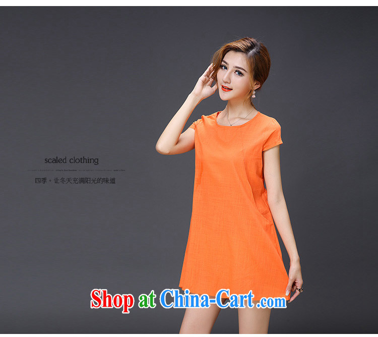Flower could be the Isabel 2015 new Korean arts, leisure the code dress loose video thin solid-colored cotton dress the children D 1780 orange XXL pictures, price, brand platters! Elections are good character, the national distribution, so why buy now enjoy more preferential! Health