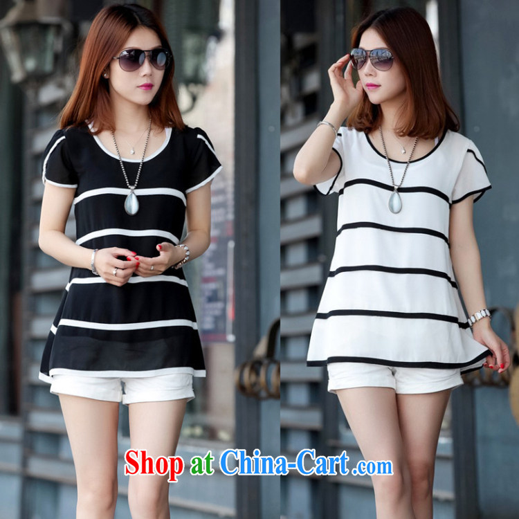 Energy-chul 2015 New Beauty video thin loose the fat XL T shirts summer, short-sleeved snow woven shirts female black XXXL pictures, price, brand platters! Elections are good character, the national distribution, so why buy now enjoy more preferential! Health