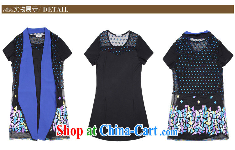 Shu, Shi summer new ultra large, Mom loaded the Web yarn embroidery two-piece short-sleeved checkered dress King middle-aged ladies elegance banquet clothes yellow XXXL pictures, price, brand platters! Elections are good character, the national distribution, so why buy now enjoy more preferential! Health