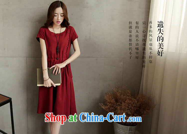 Click national 2015 summer new Korean leisure Art Nouveau linen dresses skirts 014 yellow M pictures, price, brand platters! Elections are good character, the national distribution, so why buy now enjoy more preferential! Health