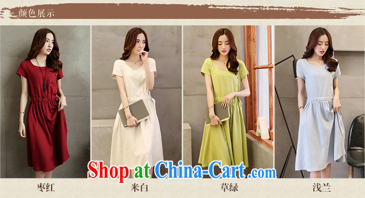 Click national 2015 summer new Korean leisure Art Nouveau linen dresses skirts 014 yellow M pictures, price, brand platters! Elections are good character, the national distribution, so why buy now enjoy more preferential! Health