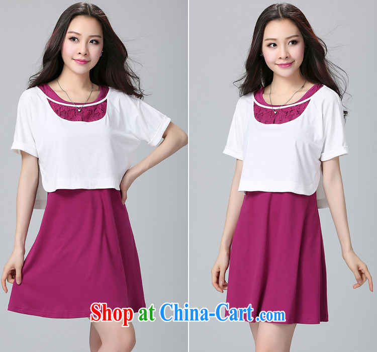 Loved summer new loose video thin two-piece thick, XL girls dresses Kit 2208 light blue + dark blue 4 XL pictures, price, brand platters! Elections are good character, the national distribution, so why buy now enjoy more preferential! Health