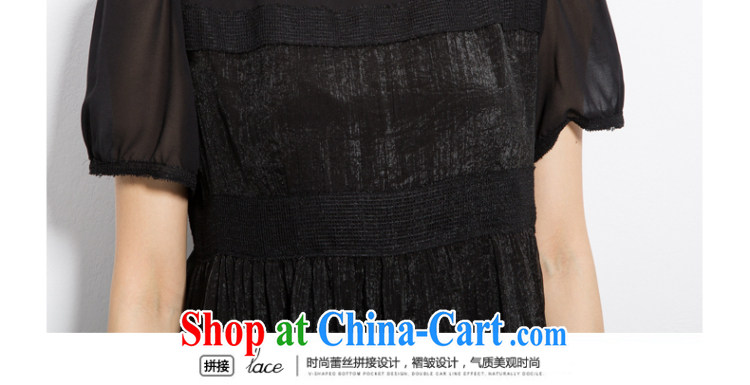 Eternal show the code women's clothing dresses thick sister summer 2015 new thick mm thick, graphics thin, Korean snow woven shirts mask poverty liberal A field dress black 3 XL pictures, price, brand platters! Elections are good character, the national distribution, so why buy now enjoy more preferential! Health