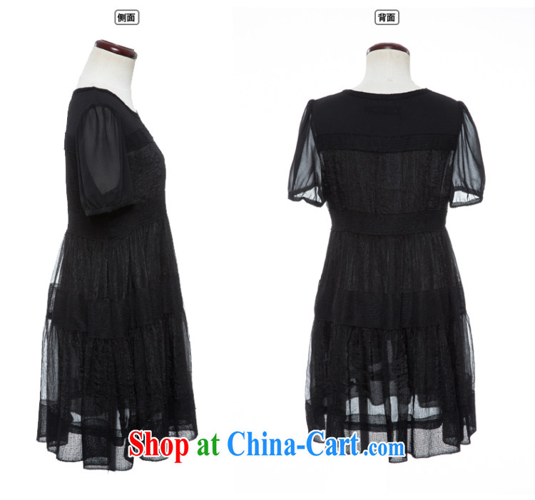 Eternal show the code women's clothing dresses thick sister summer 2015 new thick mm thick, graphics thin, Korean snow woven shirts mask poverty liberal A field dress black 3 XL pictures, price, brand platters! Elections are good character, the national distribution, so why buy now enjoy more preferential! Health