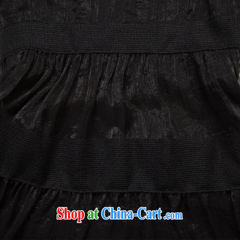 Eternal show the code women's clothing dresses thick sister summer 2015 new thick mm thick, graphics thin, Korean snow woven shirts mask poverty liberal A field dress black 3 XL, eternal, and the show, and online shopping