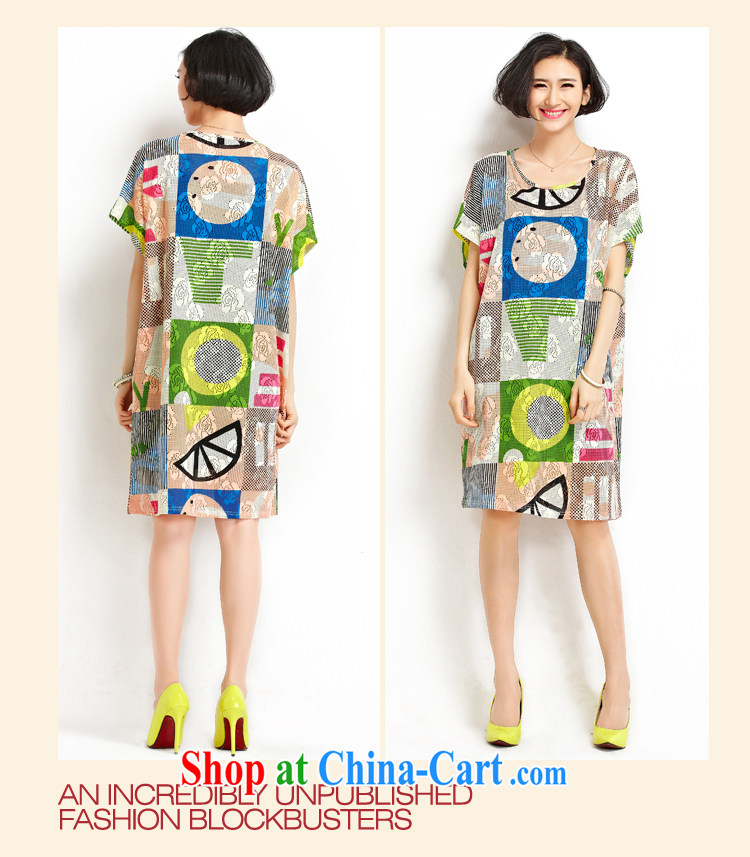 1000 double Yi Su-summer Korean female loose the code stamp T shirts dresses ZM 7197 blue are code pictures, price, brand platters! Elections are good character, the national distribution, so why buy now enjoy more preferential! Health