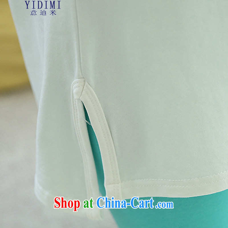 It's the code women T pension female short-sleeve summer cotton shirt T K 11 - 2122 black L, Disney's M (YIDIMI), shopping on the Internet