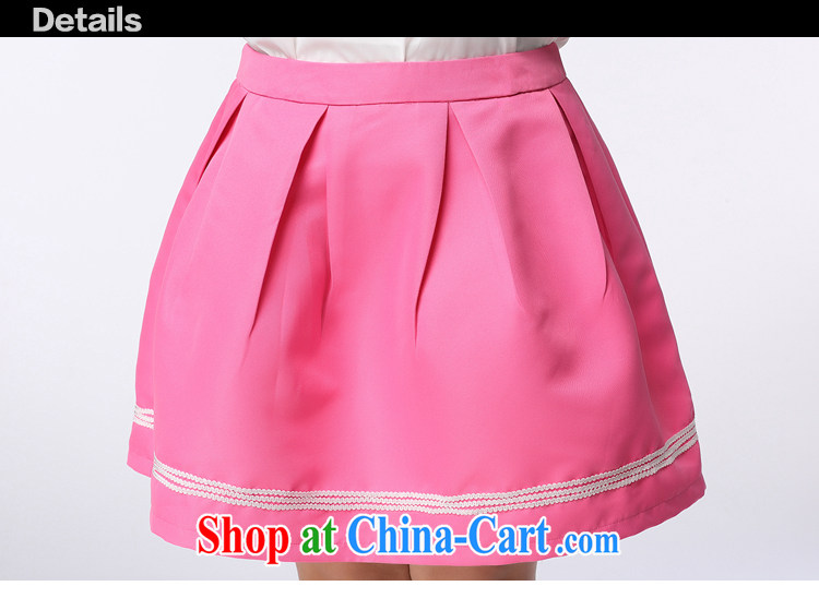The Erez mark 2015 summer new, mm thick and fat XL female body skirt female Korean Beauty graphics thin skirts thick sister 4036 pink XXL (waist 90 cm) pictures, price, brand platters! Elections are good character, the national distribution, so why buy now enjoy more preferential! Health
