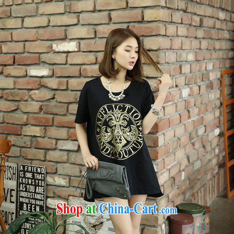 It's the code women's clothing T pension women 2015 relaxed summer short-sleeved K 11 - 2121 black XL pictures, price, brand platters! Elections are good character, the national distribution, so why buy now enjoy more preferential! Health