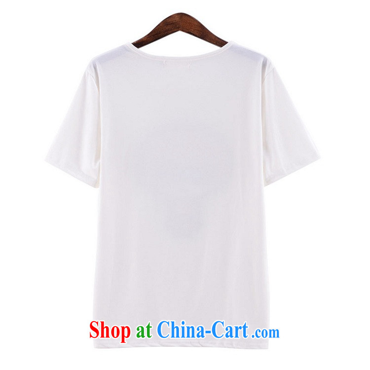 Summer NOS new XL female cotton T shirt cute pattern comfort and breathability female T-shirt Y 56,311 large white code 5 XL pictures, price, brand platters! Elections are good character, the national distribution, so why buy now enjoy more preferential! Health