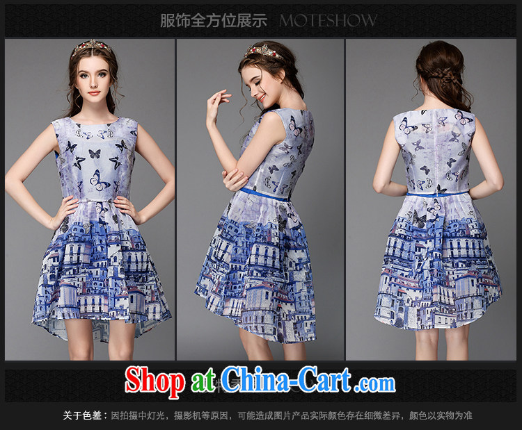The Connie was a high-end European and American large, female summer 2015 new thick mm butterfly building 3 D stamp elegant sleeveless dresses G 719 purple 3XL pictures, price, brand platters! Elections are good character, the national distribution, so why buy now enjoy more preferential! Health