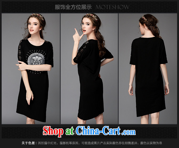 The Connie was a high-end European and American large, female summer 2015 new thick mm style hot drill elegant beauty graphics thin stamp dresses G 722 black 4XL pictures, price, brand platters! Elections are good character, the national distribution, so why buy now enjoy more preferential! Health