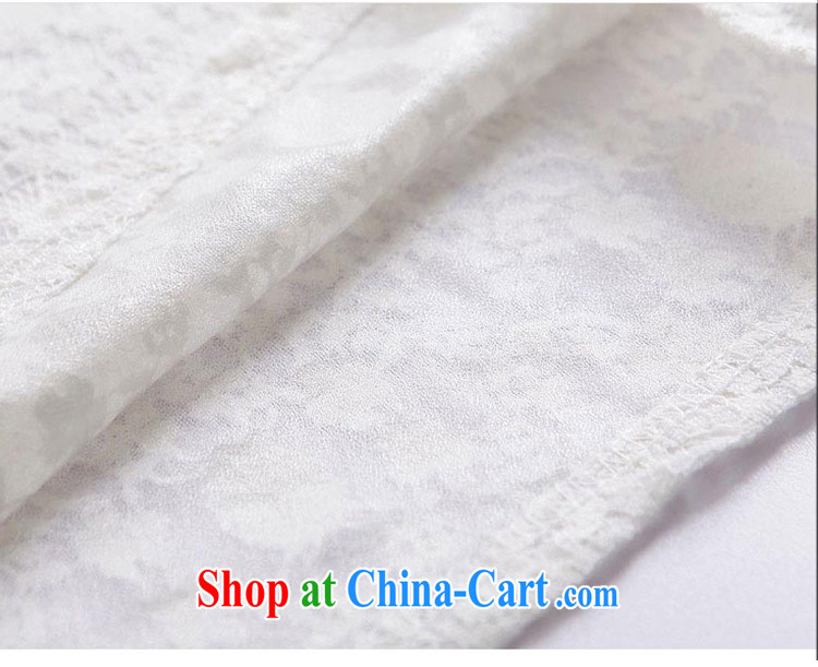 Tang year new summer larger female dresses lace short-sleeve embroidery, long, the skirt is white/M 1818 XL 5 180 - 195 Jack left and right pictures, price, brand platters! Elections are good character, the national distribution, so why buy now enjoy more preferential! Health