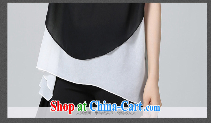 The Lai 2015 summer new Korean version of the greater number female and FAT and FAT mm thick, graphics thin, loose, long, snow-woven shirts T shirt T-shirt Q 560 White Black Large code are code pictures, price, brand platters! Elections are good character, the national distribution, so why buy now enjoy more preferential! Health