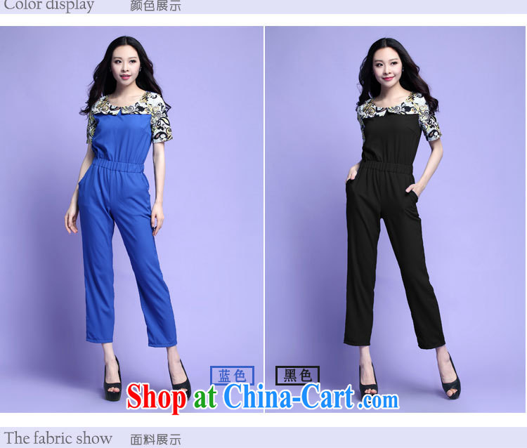 The tower, summer 2015 new, larger female and FAT and FAT people dress thick MM knocked color lapel-waist-pants-trousers trousers 3707 black XXXXL pictures, price, brand platters! Elections are good character, the national distribution, so why buy now enjoy more preferential! Health