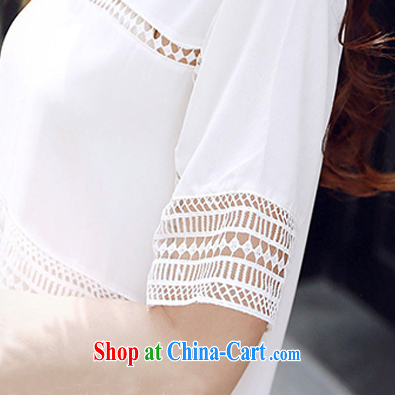 Tang year summer new Korean loose the code female lace Openwork snow woven two-piece pants white + red 1527 XL 3 150 - 160 jack, Tang, and shopping on the Internet