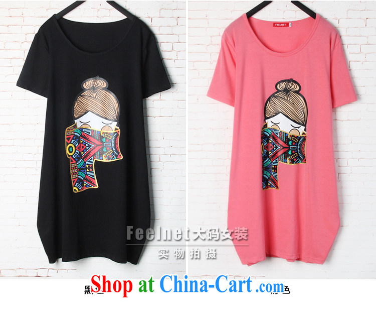 feelnet King code Korean summer new, thick sister loose video thin, long, stamp duty short-sleeved T pension 1592 pink 48 code/recommendations 90 - 150 kg pictures, price, brand platters! Elections are good character, the national distribution, so why buy now enjoy more preferential! Health