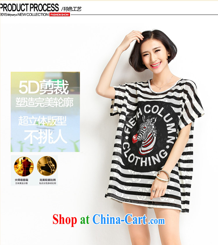 She concluded her card the code female summer T-shirts female students Korean fashion summer 2015, striped short-sleeved T shirt female black-and-white bars are code pictures, price, brand platters! Elections are good character, the national distribution, so why buy now enjoy more preferential! Health