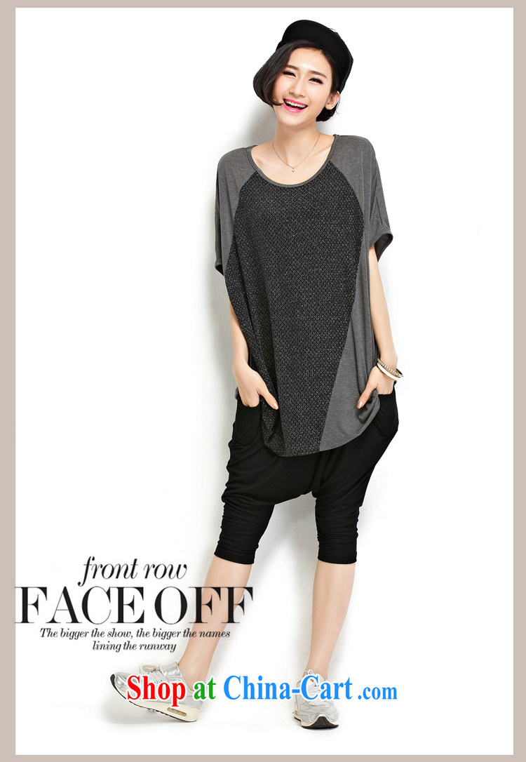 She concluded her card T-shirt 2015 the code female Korean version cultivating new summer short-sleeved, long, loose round-collar short-sleeve shirt T female dark gray are code pictures, price, brand platters! Elections are good character, the national distribution, so why buy now enjoy more preferential! Health