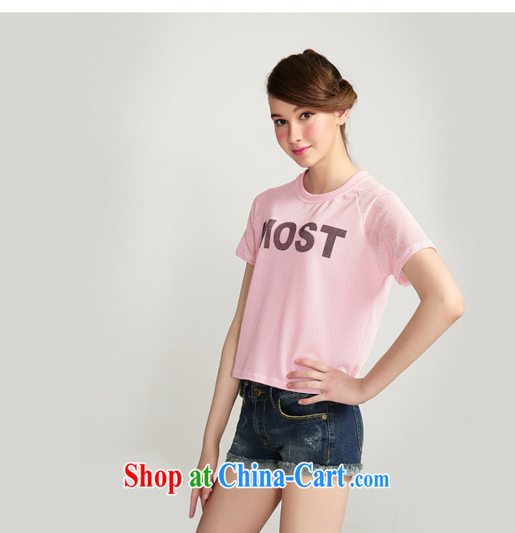 The MR big, girls with 2015 summer new, mm thick mesh letter pattern short sleeve shirt T 652153020 4 Sheung Shui XL pictures, price, brand platters! Elections are good character, the national distribution, so why buy now enjoy more preferential! Health