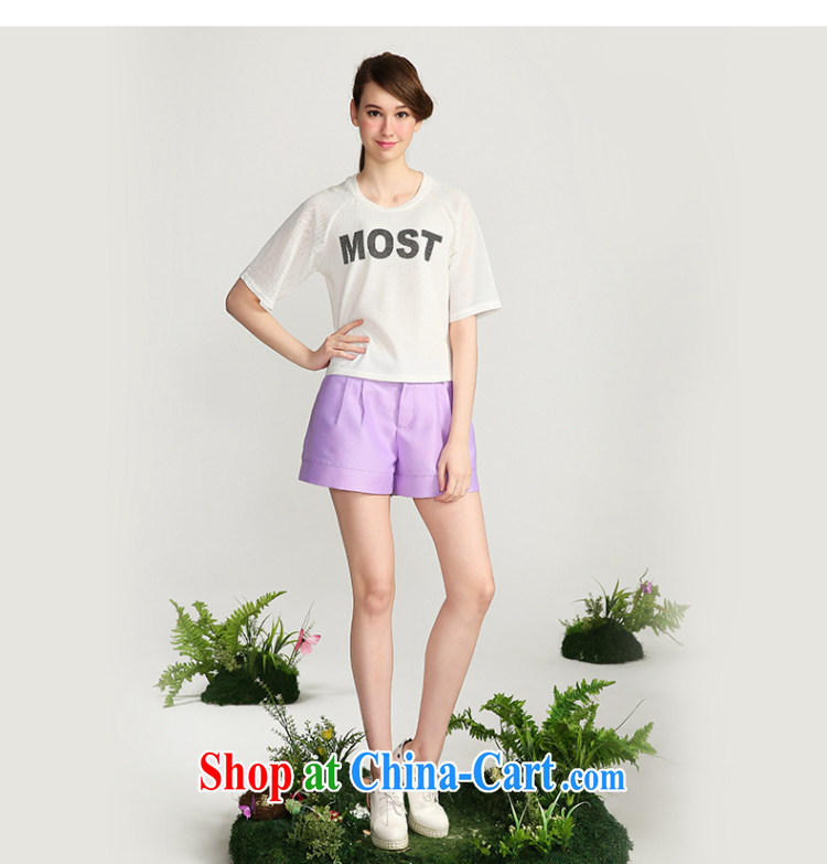 The MR big, girls with 2015 summer new, mm thick mesh letter pattern short sleeve shirt T 652153020 4 Sheung Shui XL pictures, price, brand platters! Elections are good character, the national distribution, so why buy now enjoy more preferential! Health