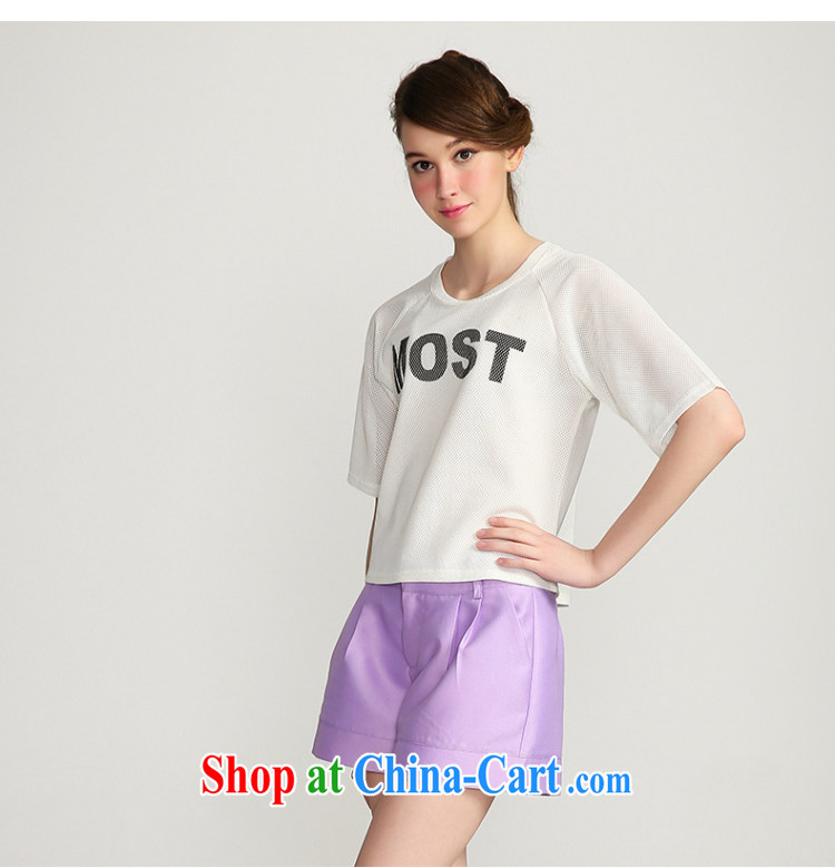 The MR big, girls with 2015 summer new, mm thick mesh letter pattern short sleeve shirt T 652153020 4 Sheung Shui XL pictures, price, brand platters! Elections are good character, the national distribution, so why buy now enjoy more preferential! Health