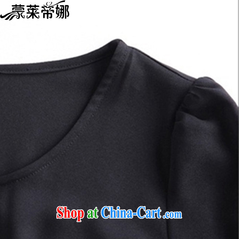 Tony Blair, in Dili, 2015 new summer dress in stamp duty for the beauty, the waist large snow woven dresses 6036 black XXXL, Tony Blair, in Dili, on-line shopping