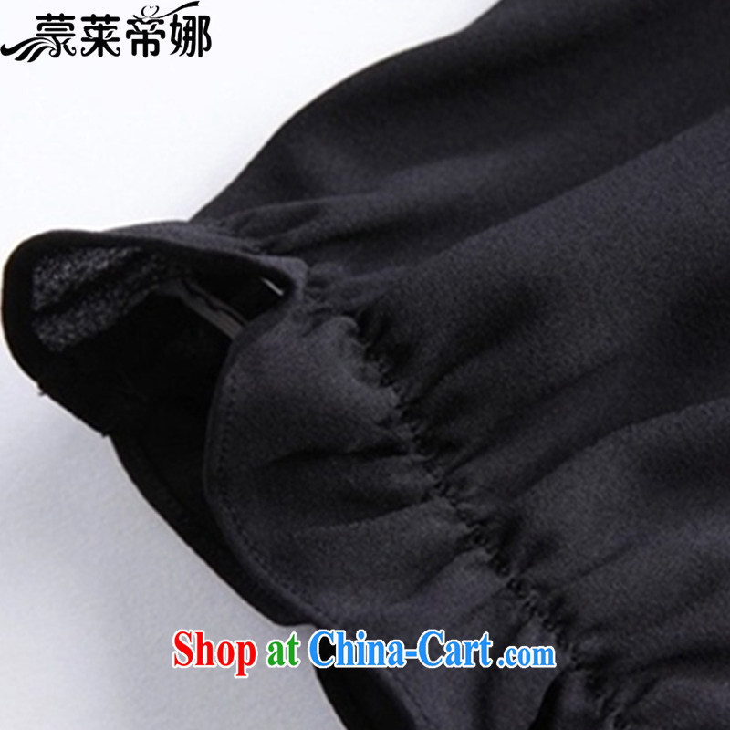 Tony Blair, in Dili, 2015 new summer dress in stamp duty for the beauty, the waist large snow woven dresses 6036 black XXXL, Tony Blair, in Dili, on-line shopping